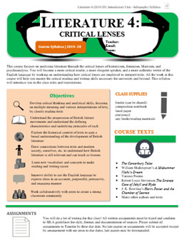 Preview of The Infographic Syllabus