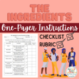 The Ingredients One-Pager