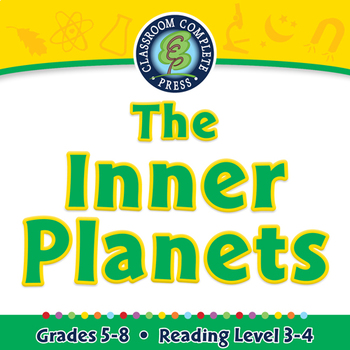 Preview of The Inner Planets - NOTEBOOK Gr. 5-8