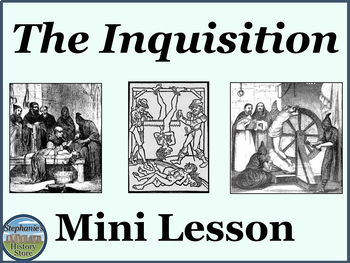 Preview of The Inquisition Mini Lesson