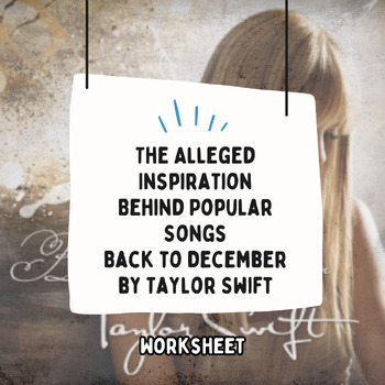 Preview of The Inspiration Behind Popular Songs Back to Back to December by Taylor Swift