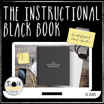 Preview of The Instructional Black Book 10 Tab Digital Interactive Notebook Template