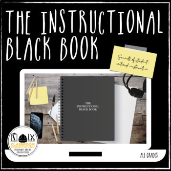 Preview of The Instructional Black Book 6 Tab Digital Interactive Notebook Template