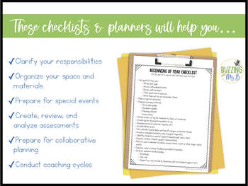 The Instructional Coach's Book of Plans and Lists | TPT