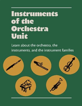 The Instruments of the Orchestra - Instruments and Instrument Families Unit