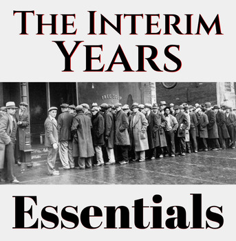 Preview of The Interim Years between World War I & II - Essentials Bundle
