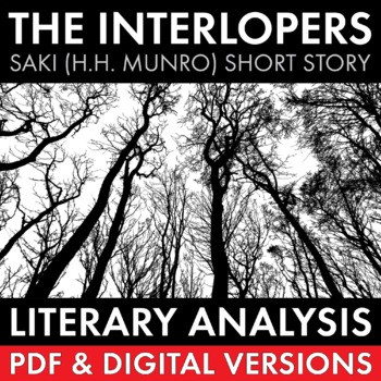 Preview of Interlopers, Saki, H.H. Munro Short Story Literary Analysis, PDF & Google Drive