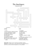 "The Interlopers" (by Saki) Vocabulary Crossword Puzzle Word Bank