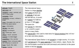 The International Space Station - Text and Exercise Sheets
