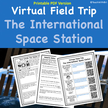 Preview of FREE International Space Station Virtual Field Trip ISS Middle and High School