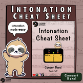 The Intonation Cheat Sheet for Concert Band