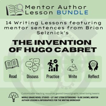 Preview of The Invention of Hugo Cabret | Brian Selznick Mentor Author Lesson BUNDLE