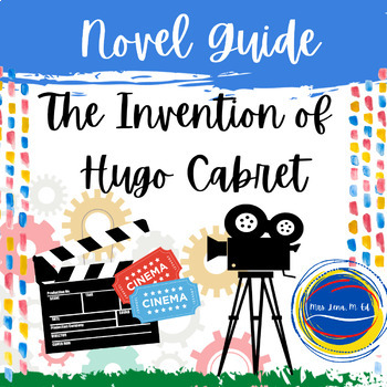Preview of The Invention of Hugo Cabret Novel Unit NO PREP Google Classroom