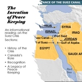 The Invention of Peace Keeping: Canada and the Suez Crisis