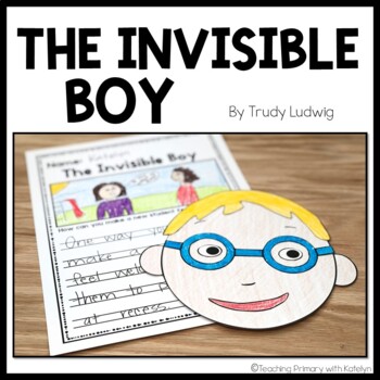 Preview of The Invisible Boy | Activities | Mini Read Aloud Unit