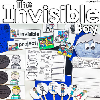 Preview of The Invisible Boy Read Aloud - Back to School Activities - Reading Comprehension