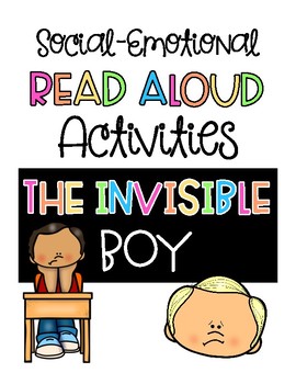 Preview of The Invisible Boy Read Aloud Activities & Social Emotional Learning