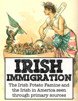 Preview of A Letter to Ireland: Irish Immigration Primary Source Stations, Writing Activity