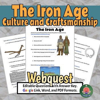 Iron Age/Celtic Warrior Worksheet  Celtic warriors, History worksheets,  Celtic