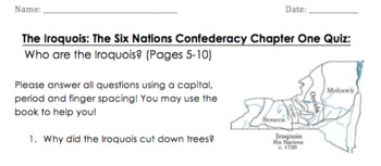 Preview of The Iroquois- The Six Nations Confederacy Chapter Quizzes