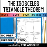 The Isosceles Triangle Theorem Proof and Practice Worksheet