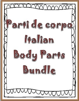 Preview of Italian Body Parts