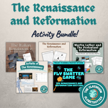 Preview of The Renaissance and Reformation Activity Bundle! - World History