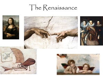 Preview of The Italian Renaissance - PowerPoint and Guided Notes Sheet