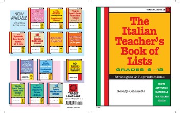 Preview of The Italian Teacher's Book of Lists-Grades 6-12