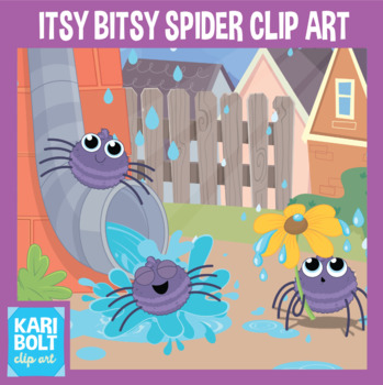 Preview of The Itsy Bitsy Spider Clip Art