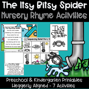 Preview of The Itsy Bitsy Spider Nursery Rhyme
