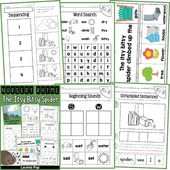 Incy Wincy Itsy Bitsy Spider Activities and Resources - The