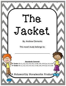 Preview of The Jacket by Andrew Clements - Novel Study / Key
