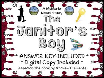 Preview of The Janitor's Boy (Andrew Clements) Novel Study / Comprehension  (38 pages)