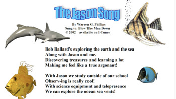 Preview of The Jason Song - Bob Ballard, Oceanographer - Sing Along Science - (Sea Shanty)