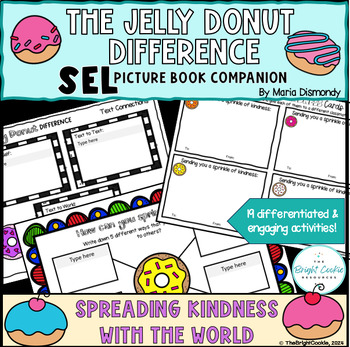 Preview of The Jelly Donut Difference - Book Companion Activities for Elementary SEL
