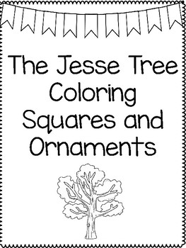 Preview of The Jesse Tree Printable Activities.  Children's Bible Study. Advent Calendar.