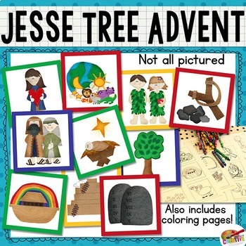 The Jesse Tree Advent Project by Keeping Life Creative | TpT