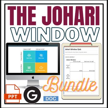 Preview of The Johari Window Bundle - PowerPoint, Workbook, Google Form Quiz