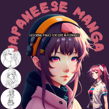 Preview of Magical Manga Mastery | Empowering Coloring and Anime Drawing eBook | Coloring E