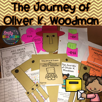Preview of The Journey of Oliver K. Woodman Journeys 3rd Grade Supplement Activities