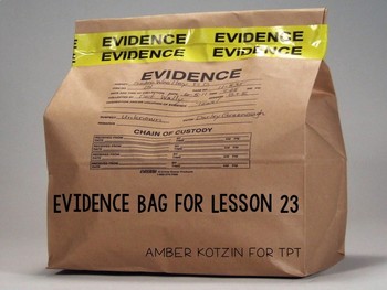 Preview of The Journey of Oliver K Woodman: Virtual Evidence Bag Journeys 3rd Gr Lesson 23