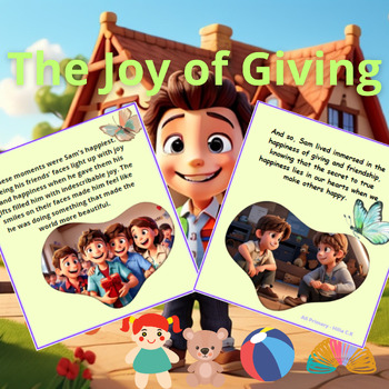 Preview of The Joy of Giving: A Heartwarming Short Story of Kindness and Friendship