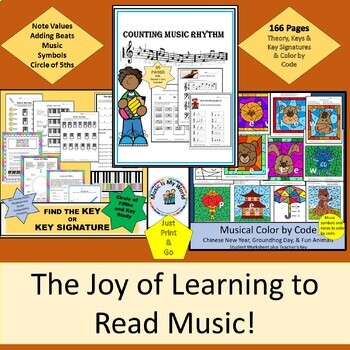 Preview of The Joy of Learning to Read Music BUNDLE