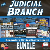 The Judicial Branch | BUNDLE | CIVICS | The U.S. Court System | print & digital