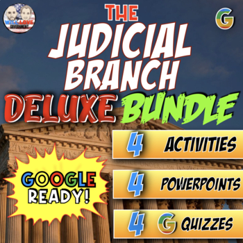 Preview of The Judicial Branch | Digital Learning | Deluxe Bundle