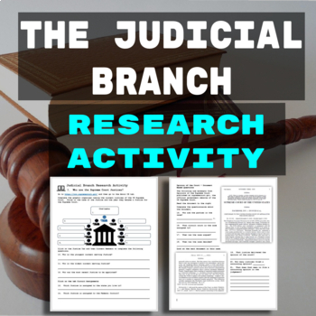 Preview of The Judicial Branch Research Activity