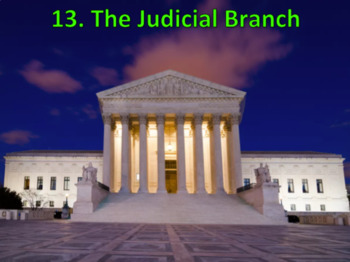 Preview of The Judicial Branch (U.S. Government) Bundle with Video