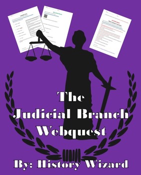 Preview of The Judicial Branch Webquest