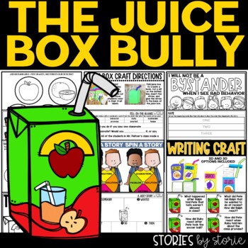 Preview of The Juice Box Bully Printable and Digital Activities